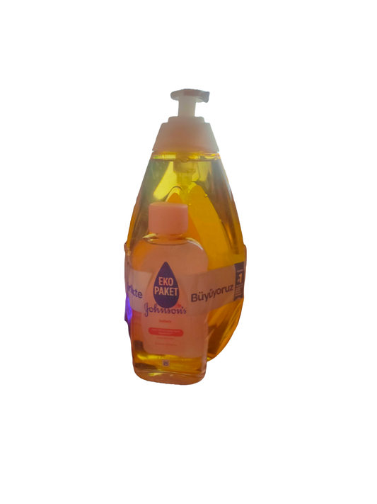 Johnson shampoing 750ml + Oil 200ml Pack